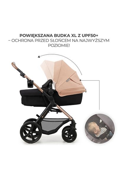 Kinderkraft CARUCIOR 3 IN 1 KINDERKRAFT MOOV 2, BEJ NIP
