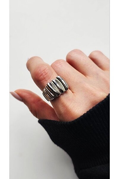 stainless steell 316L Steel Silver Colorful Bombe Adjustable Ring