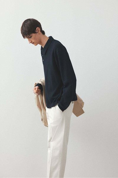 H&M Regular Fit Crease-leg chinos