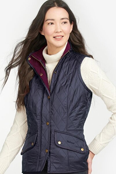 Barbour Cavalry Yelek Ny71 Navy-merlot