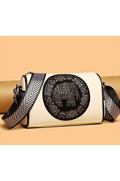 ARONA FİL NAKIŞLI OMUZ ÇANTA