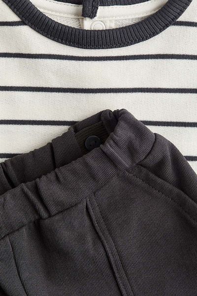 H&M 2-piece Lightweight Sweatshirt Set