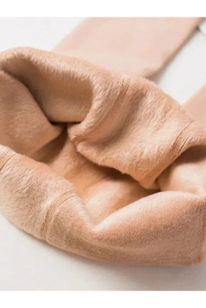 Pera fitol Women's Thermal Skin Color & Pantyhose - Furry Fleece and Plush