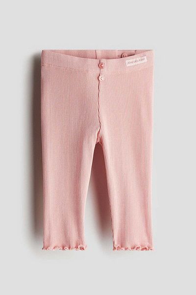H&M Ribbed cotton leggings
