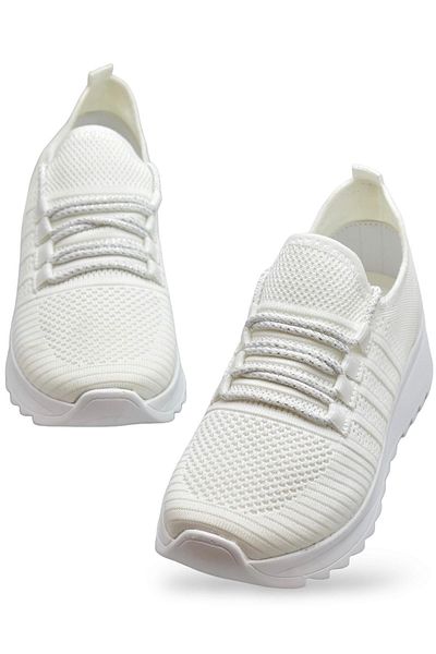 ISPARTALILAR 418 Full Orthopedic Sole Knitwear Women's Sports Shoes