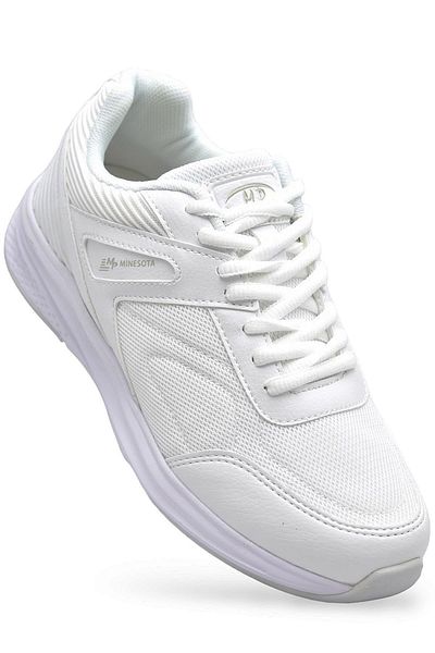 M.P. 1543 Πλήρης Ορθοπεδική Σόλα Καθημερινά Unisex Αθλητικά Παπούτσια Ασπρόμαυρα Αθλητικά Παπούτσια