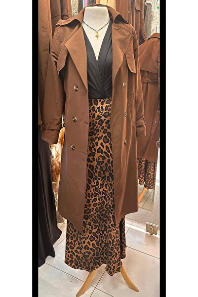 CATTLEYAS Kahverengi trençkot