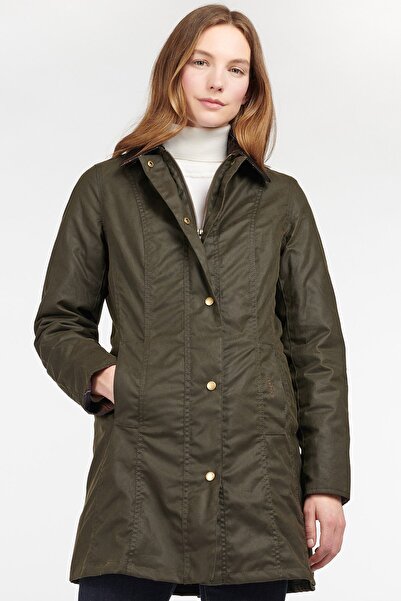 Barbour Belsay Yağlı Ceket Ol71 Olive