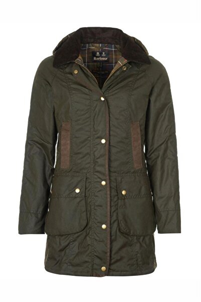 Barbour Bower Yağlı Ceket Ol71 Olive-classic
