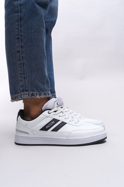 Riccon Zraudan Unisex-Sneaker 001234   - Weiß und Schwarz