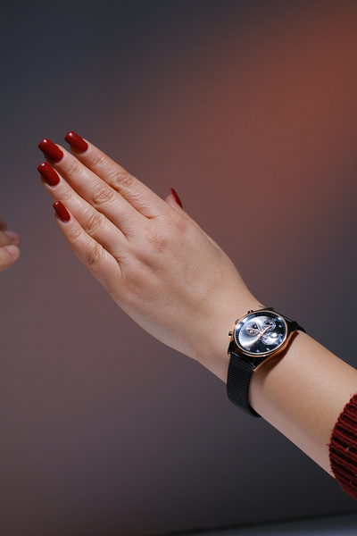 STONY Lover Custom Wristwatches Simple Stylish Mesh Steel Band Classic Single Metal Wristwatches Men'S, Women's