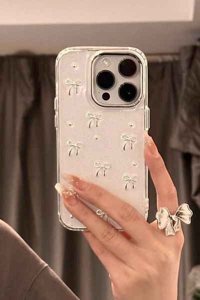 Rivor حافظة متوافقة مع هاتف Apple iPhone 16 Pro Max مع تصميم وسادة هوائية بارزة للكاميرا وغطاء شفاف لامع بشريط