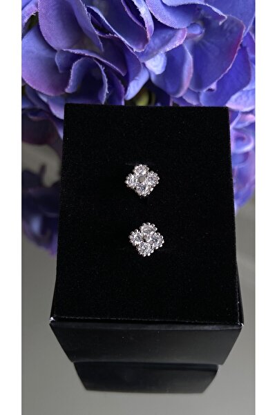 zeyyn silver 925AYAR GÜMÜŞ YONCA ÇİVİLİ KÜPE