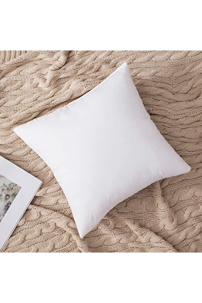 Pratic Home 1 Adet 50x50cm 450 gr 1. Kalite %100 Boncuk Silikonlu Kare Kırlent Iç Yastık Minder