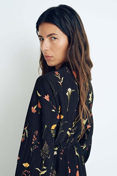 H&M Oversized crinkled dress