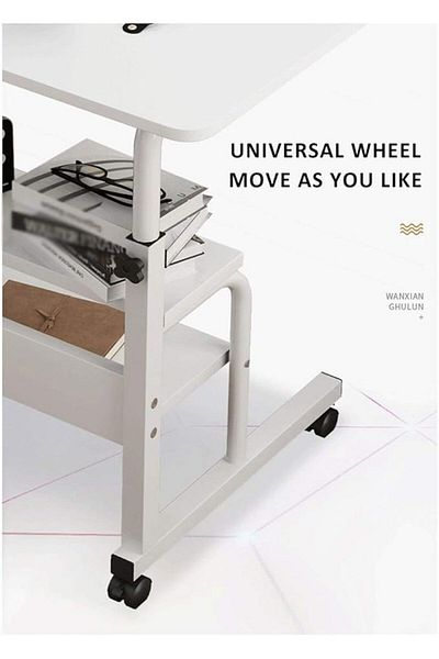 1st Adjustable Height Portable Laptop Desk (40*80cm) - Beige
