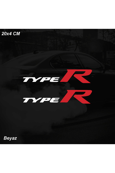 ARONA Type R Sticker Çıkartma Araba Sticker Etiket Modeli Araba Motor Sticker