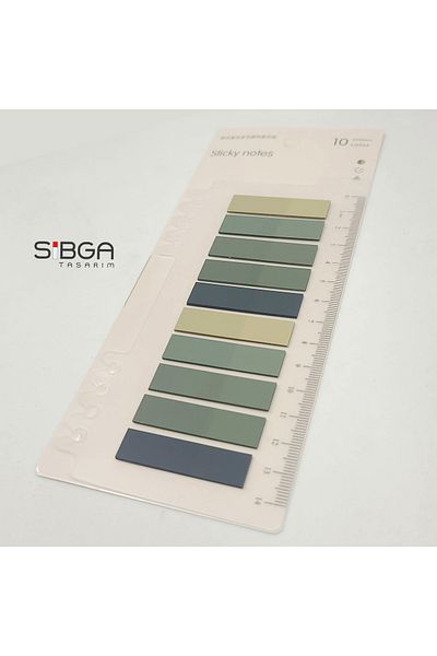 sibga tasarım Transparent Colored Postit Post-it Post It.Bookmark Bookmark Postit Sticker Note Paper 200 Sheets