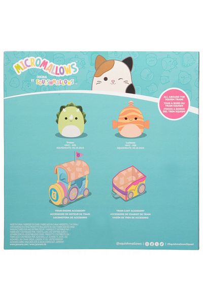 TOYFEST لعبة Micromallows Squishmallows Mini القطيفة الناعمة - مجسمين + مجموعة إكسسوارات - 6 سم - MOD-3