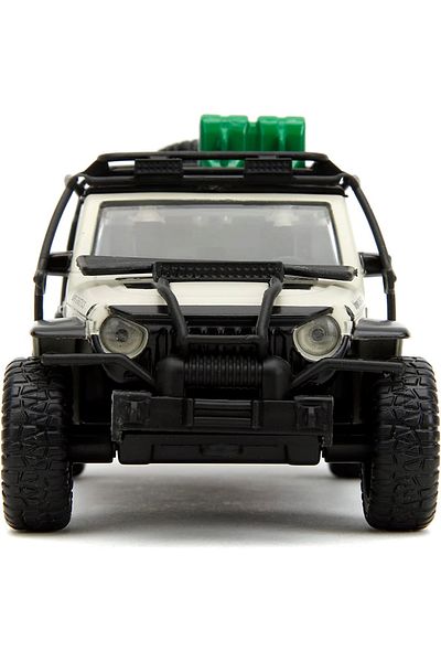 TOYFEST سيارة معدنية قابلة للجمع من جادا جوراسيك وورلد جيب جلاديتور - 10 سم