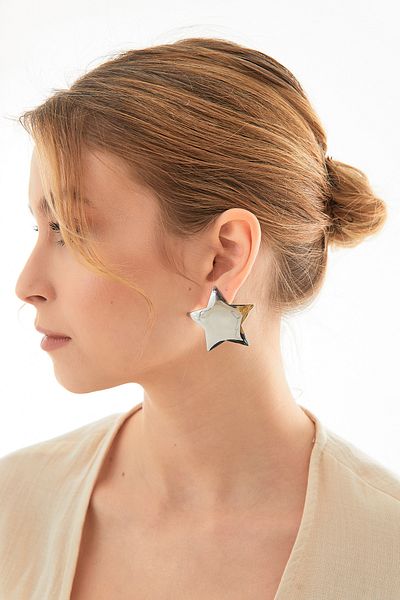 Fulla Moda Big Star Earrings