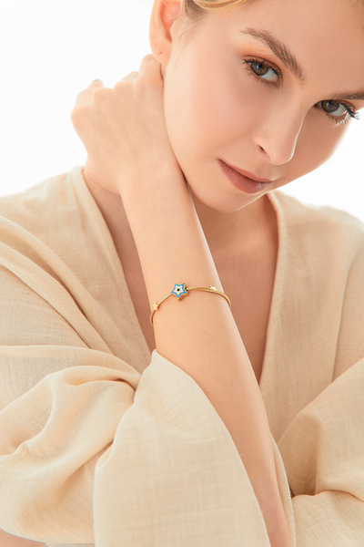 Fulla Moda starry steel bracelet