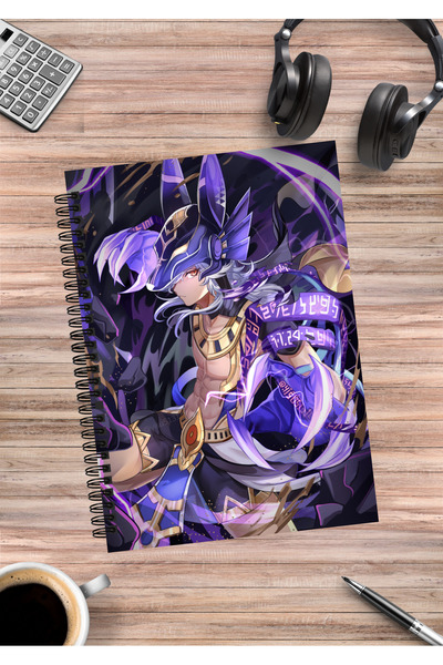 mertfigur Caiet cu spirală Genshin Cyno Anime A5 (50 coli)