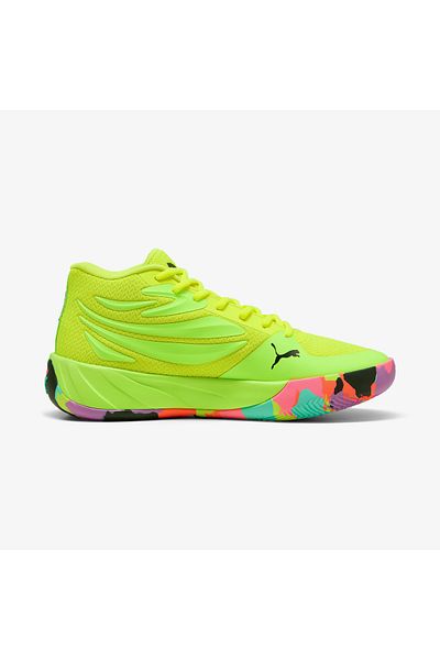 Puma Court Pro Marble Erkek Sarı Basketbol Ayakkabısı