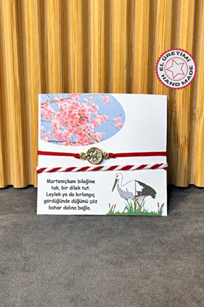 Uretti - Özlem 9422 3915 El Yapımı Marteniçka Dilek Şans Bilekliği - Hayat Ağacı