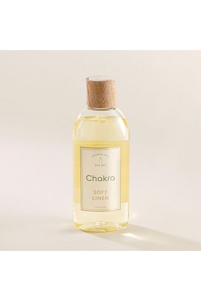 Chakra جل استحمام 250 مل كتان ناعم