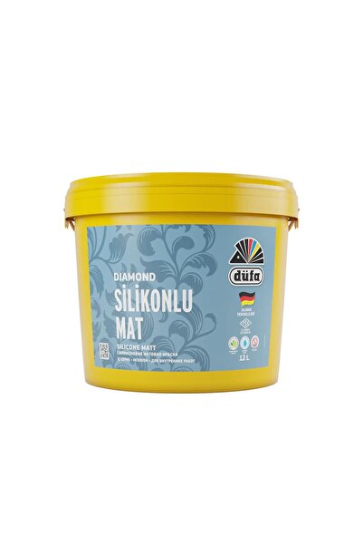 Düfa Diamond Silikonlu Mat İç Cephe Duvar Boyası Beyaz 12 l