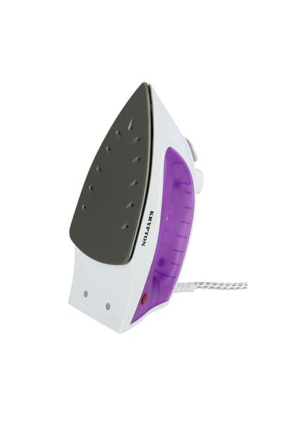KRYPTON Non-Stick Soleplate Iron | Self Clean Function & Variable Steam Control 1200W KNSI6071 White/Purple