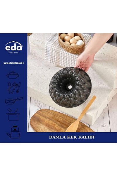 Eda Burak Eda Drop Granite Casting Cake Mold 25X25X9 cm