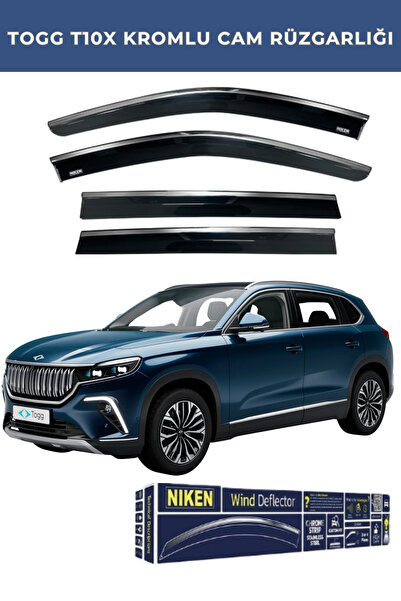 Niken TOGG T10X 2023-Kromlu Cam Rüzgarlığı