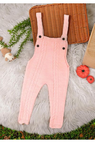 Cloudy Kids Baby Girl Knitwear Salopet