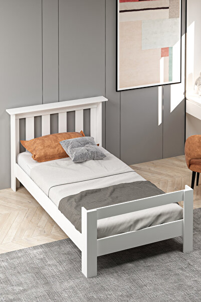 Ninnimo Still Tek Kişilik Beyaz Mdf Karyola