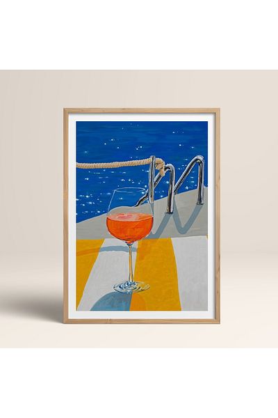 HOMEPACK Pictură cu un singur cadru din lemn Pictură poster dintr-o bucată TK/817