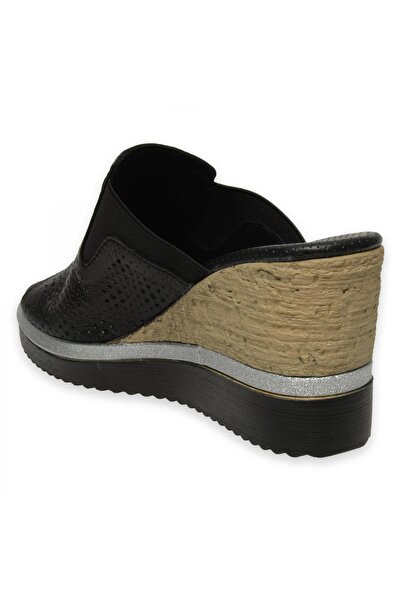 Mammamia D25Yt-1485Z Daily Black Women's Slippers