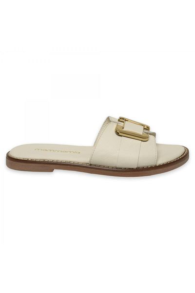 Mammamia D25Yt-1105Z Daily Cream Women's Slippers