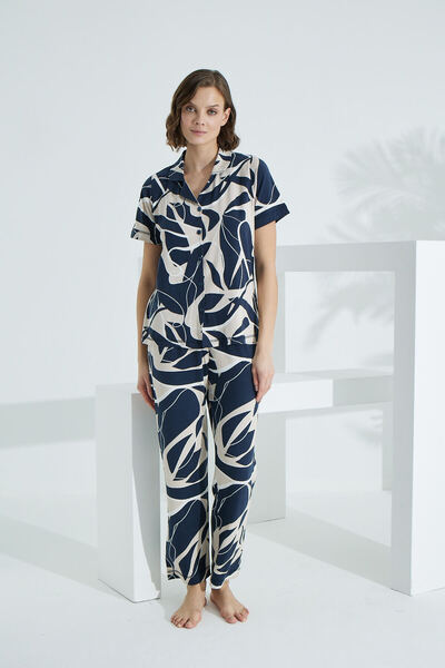 Etoile Bambu Kısa Kollu Yazlık Kadın Pijama Takımı 73377