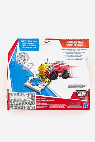 Hasbro Transformer Rescue Bots Heatwave Action Figure, Red Combo