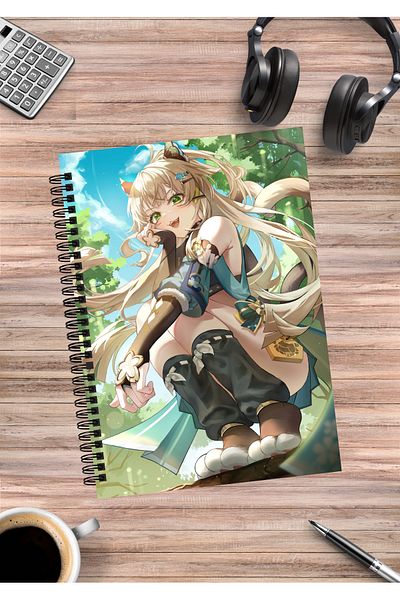 mertfigur Genshin Kirara Anime Spiral Notebook A5 (50 Sheets)