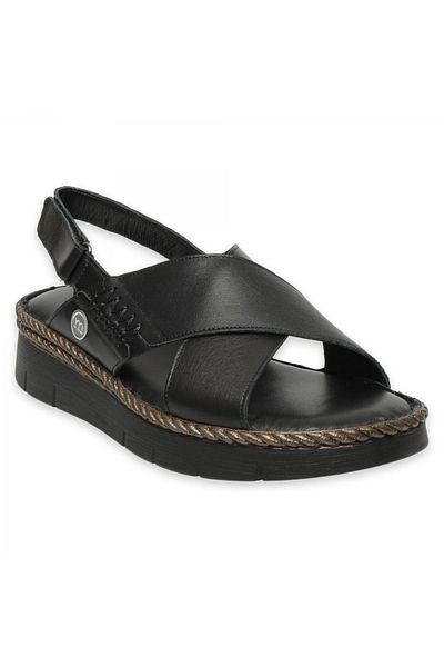 Mammamia D25Ys-2515Z Daily Black Women's Sandals