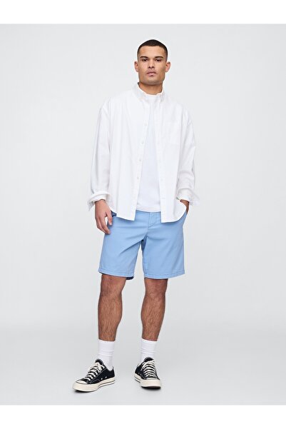 GAP Erkek Mavi Essential Khaki Şort