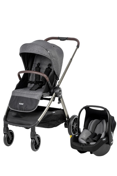 Kanz V-go2 Travel Sistem Bebek Arabası Gri