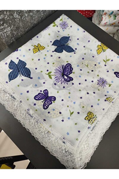 Desta Çeyiz 200x200 cm Güpürlü Sofra Bezi – Şık ve Dayanıklı Masa Örtüsü