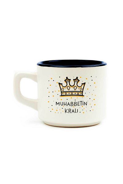 PALTO TASARIM White Venus Mug - King of Budgie Gift Cup Mug