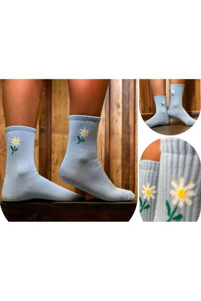 ROKH Papatya çiçek kadın hediyelik bambu çorap