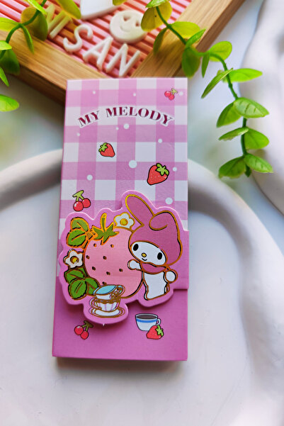 Nisankids Kuromi-My Melody-Cinnamaroll-Pompompurrin Velcro Post-It Notebook