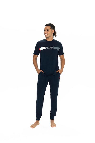 U.S. Polo Assn. Ανδρική πιτζάμα Navy Blue - 18888